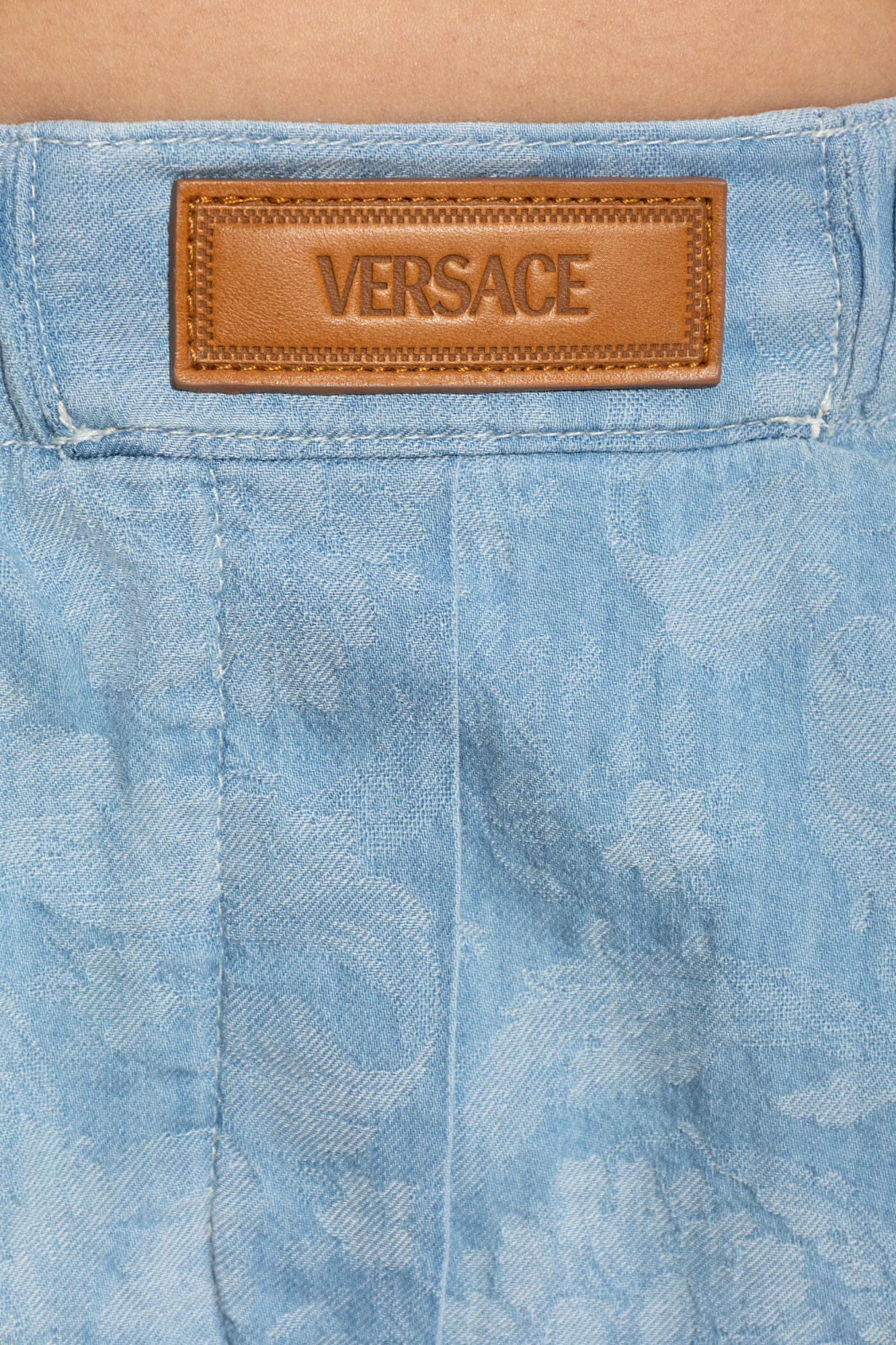 Blue Denim shorts Versace - Vitkac AS